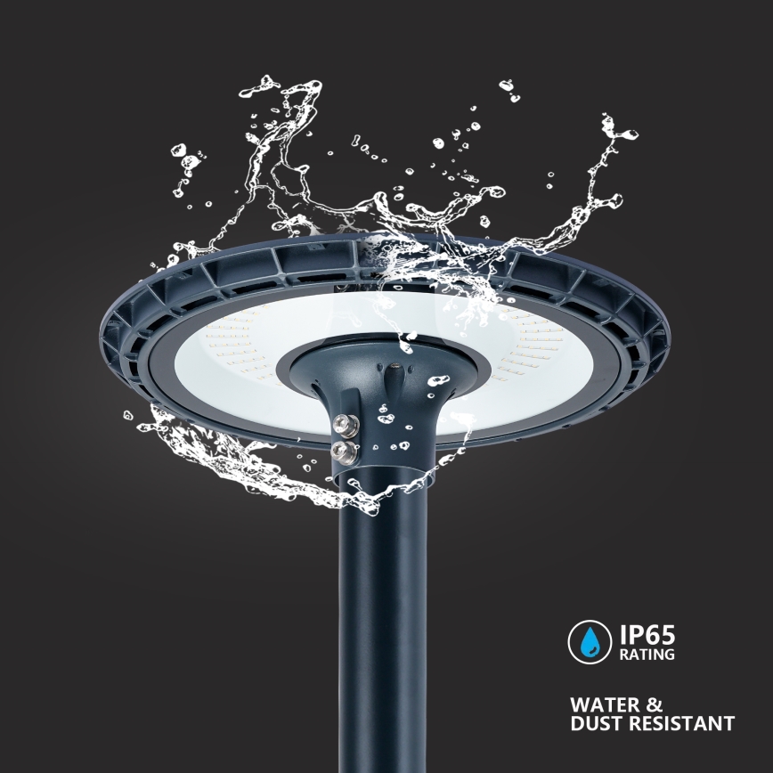 Brilagi - Lampione stradale LED con palo da 4 m URBANSPARK LED/120W/230V antracite IP65