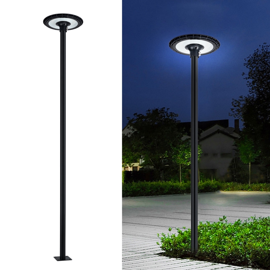 Brilagi - Lampione stradale LED con palo da 3 m URBANSPARK LED/120W/230V nero IP65