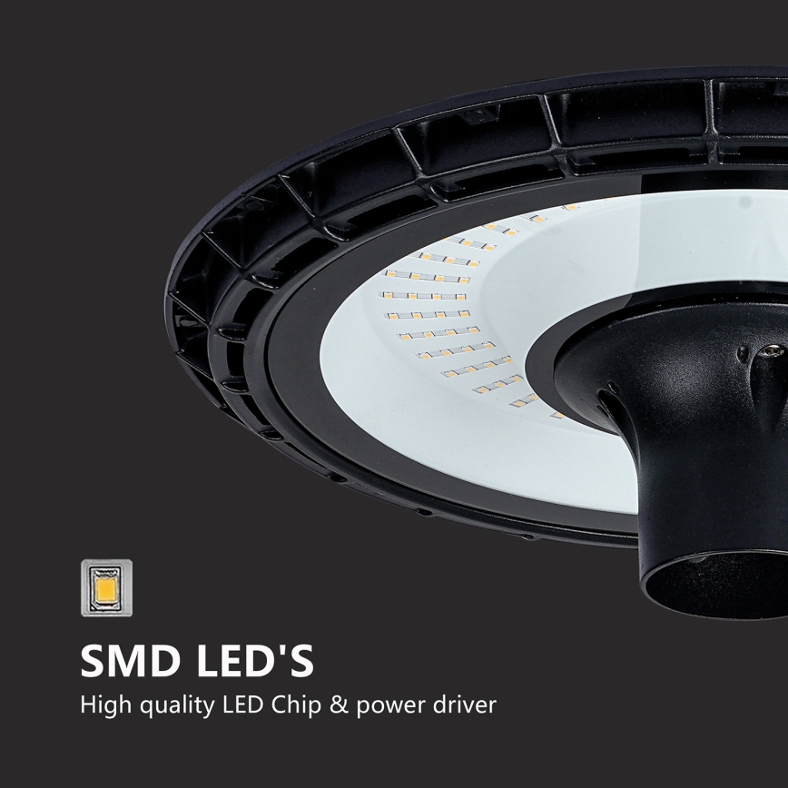 Brilagi - Lampione stradale LED con palo da 3 m URBANSPARK LED/120W/230V nero IP65