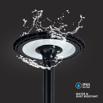 Brilagi - Lampione stradale LED con palo da 3 m URBANSPARK LED/120W/230V nero IP65