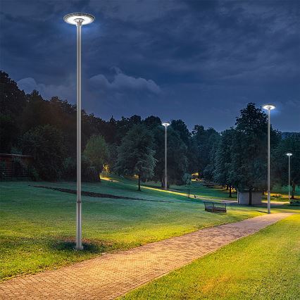 Brilagi - Lampione stradale LED con palo da 5 m URBANSPARK LED/120W/230V antracite IP65
