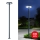 Brilagi - Lampione stradale LED da esterno con palo da 3 m URBANSPARK LED/120W/230V antracite IP65