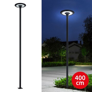 Brilagi - Lampione stradale LED da esterno con palo da 4 m URBANSPARK LED/120W/230V nero IP65