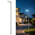 Brilagi - Lampione stradale LED da esterno con palo e snodo 3 m URBANLIGHT LED/100W/230V grigio IP65