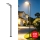 Brilagi - Lampione stradale LED da esterno con palo e snodo 4 m URBANLIGHT LED/100W/230V nero IP65