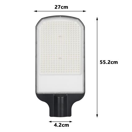 Brilagi - Lampione stradale LED da esterno URBANLIGHT LED/200W/230V nero IP65