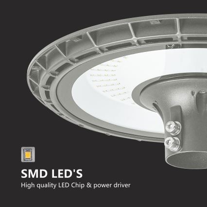 BRILAGI - Lampione stradale LED da esterno URBANSPARK LED/120W/230V, grigio, IP65