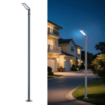 Brilagi - Lampione stradale LED per esterni con palo e snodo da 3 m URBANLIGHT LED/50W/230V antracite IP65