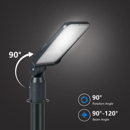 Brilagi - Lampione stradale LED da esterno con snodo URBANLIGHT LED/50W/230V antracite IP65