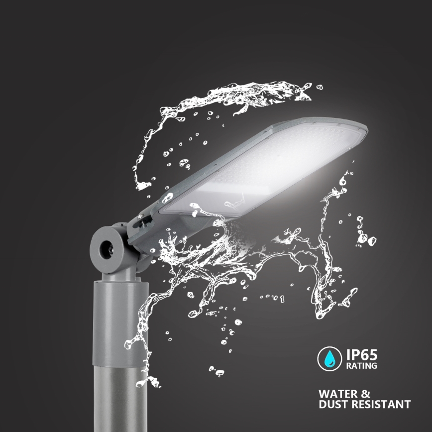 Brilagi - Lampione stradale LED URBANLIGHT LED/100W/230V grigio IP65