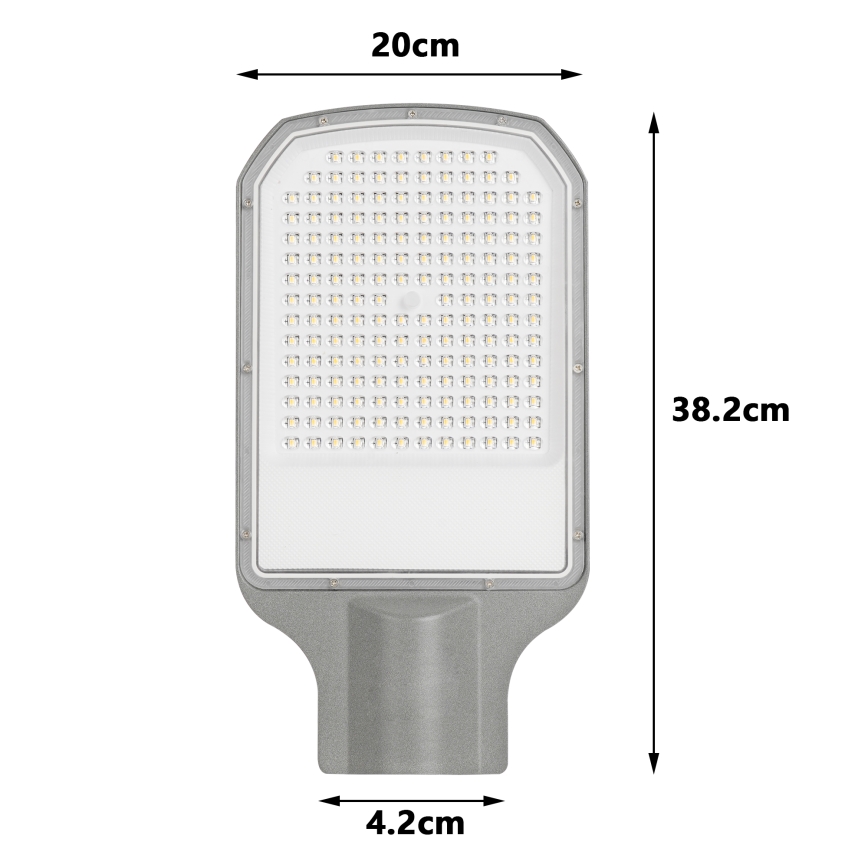 Brilagi - Lampione stradale LED URBANLIGHT LED/100W/230V grigio IP65