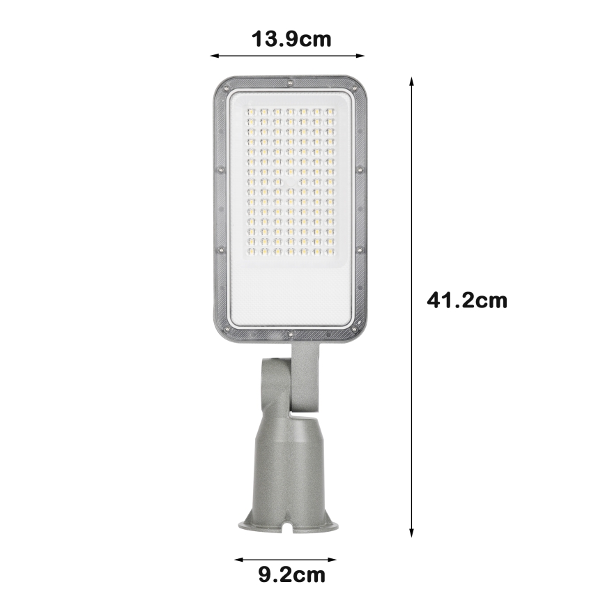 Brilagi - Lampione stradale LED URBANLIGHT LED/50W/230V grigio IP65
