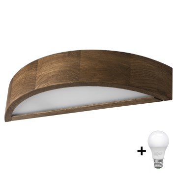 Brilagi - LED Applique CARVALHO 1xE27/60W/230V quercia