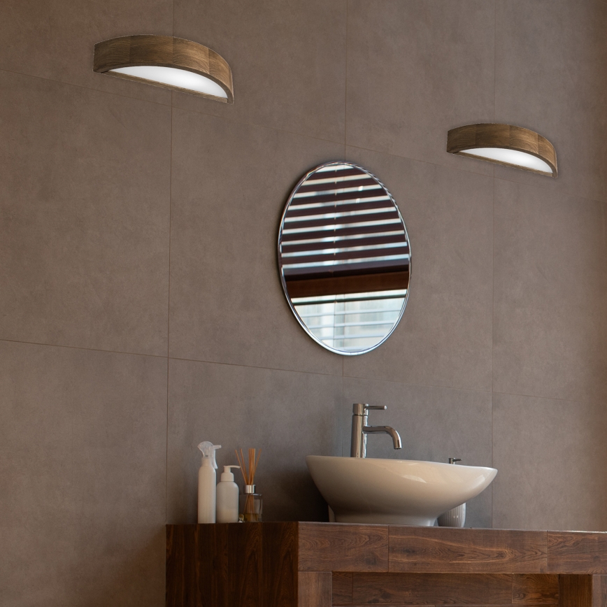Brilagi - LED Applique CARVALHO 1xE27/60W/230V quercia