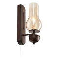 Brilagi - LED Applique COTTAGE 1xE14/40W/230V faggio/marrone