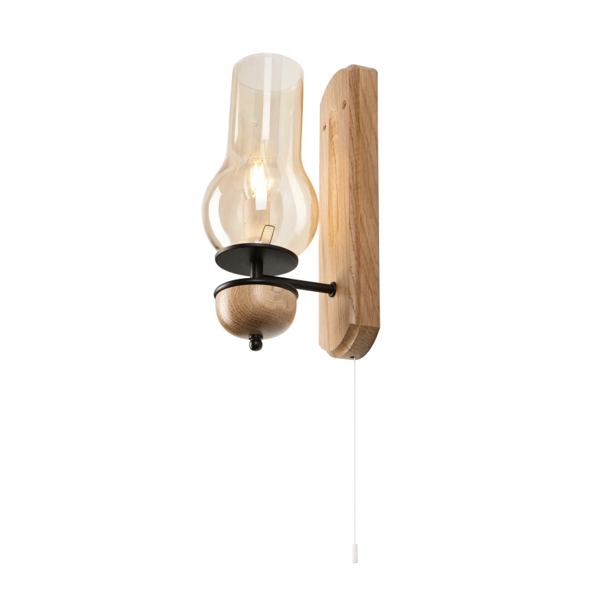 Brilagi - LED Applique COTTAGE 1xE14/40W/230V quercia/marrone