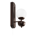Brilagi - LED Applique COTTAGE 1xG9/40W/230V faggio/bianco