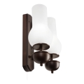 Brilagi - LED Applique COTTAGE 2xE14/40W/230V faggio/bianco