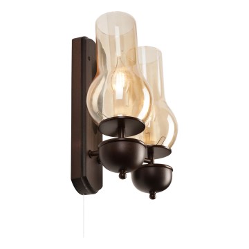 Brilagi - LED Applique COTTAGE 2xE14/40W/230V faggio/marrone