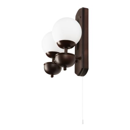 Brilagi - LED Applique COTTAGE 2xG9/40W/230V faggio/bianco