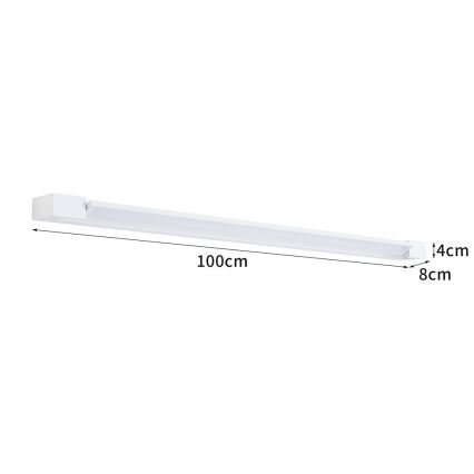 BRILAGI - Lampada da parete a LED per esterni AQUA LINE LED/28W/230V 100 cm IP44 bianca CRI 90