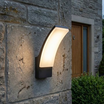 BRILAGI - LED Applique da esterno ARCELO LED/12W/230V IP65 nera