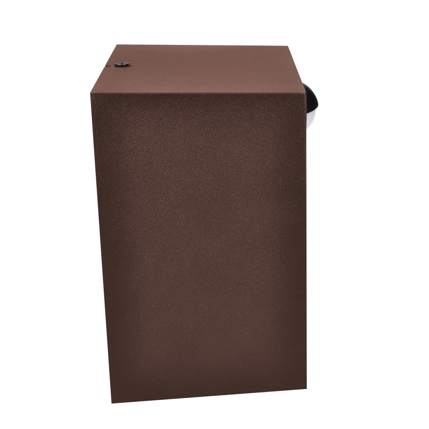 Brilagi - Applique LED da esterno con sensore TERNI LED/12W/230V marrone IP44