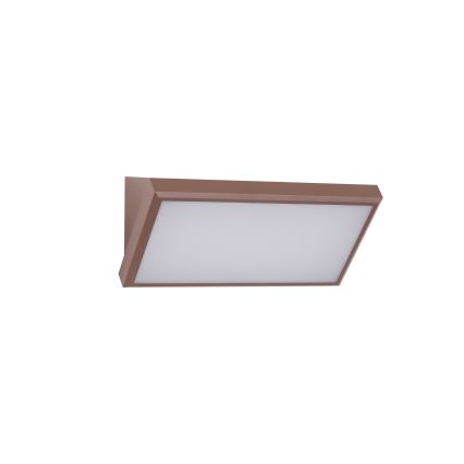 Brilagi - Applique LED da esterno con sensore TRIANGLE LED/20W/230V marrone IP65