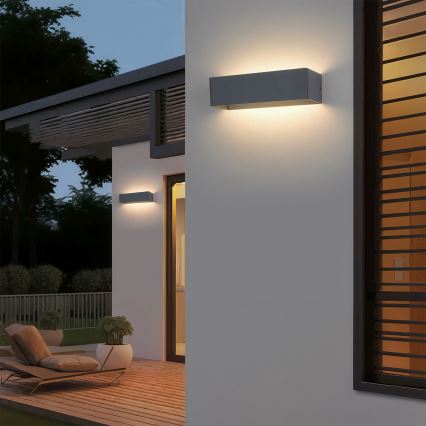 Brilagi - Applique da esterno LED DONNANI LED/12W/230V 30 cm antracite IP44