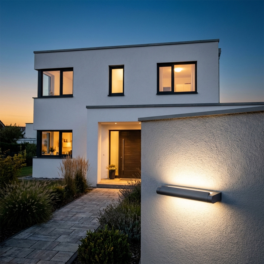 BRILAGI - Applique da esterno a LED per facciata SALERNO LED/12W/230V 35,5 cm antracite IP65