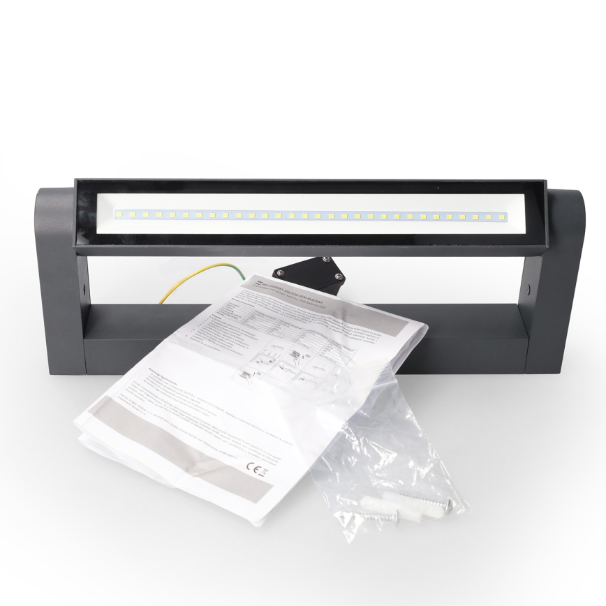 BRILAGI - Applique da esterno a LED per facciata SALERNO LED/12W/230V 35,5 cm antracite IP65