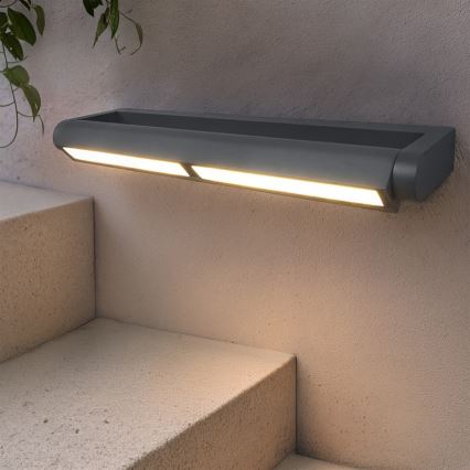 Brilagi - Lampada da parete LED per esterni SALERNO LED/24W/230V, 66 cm, antracite, IP65