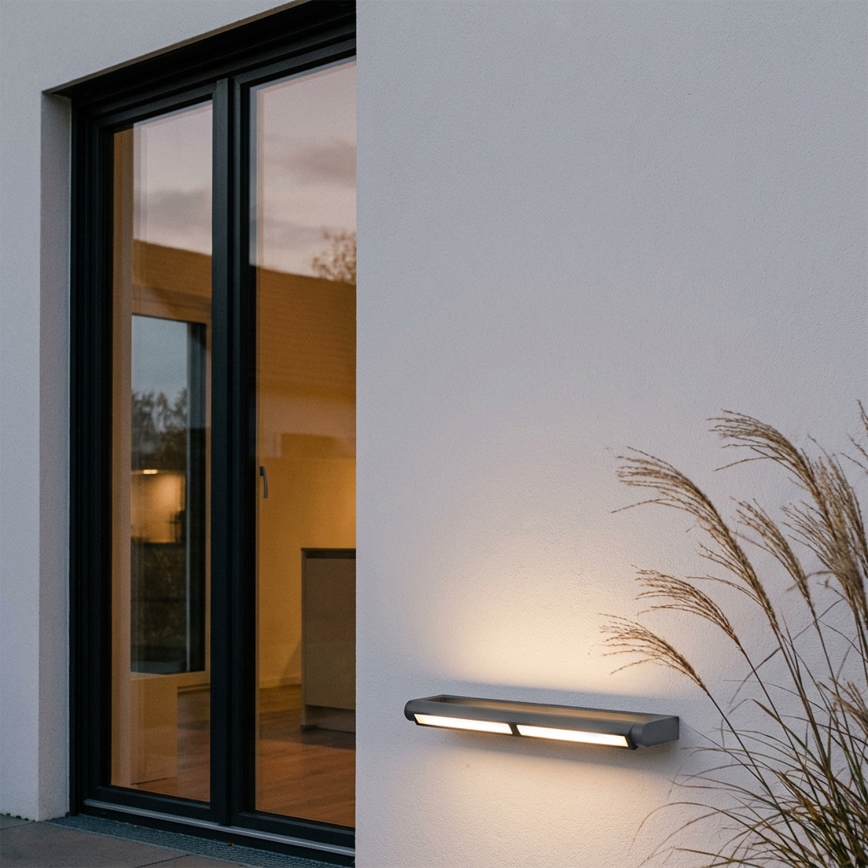 Brilagi - Lampada da parete LED per esterni SALERNO LED/24W/230V, 66 cm, antracite, IP65