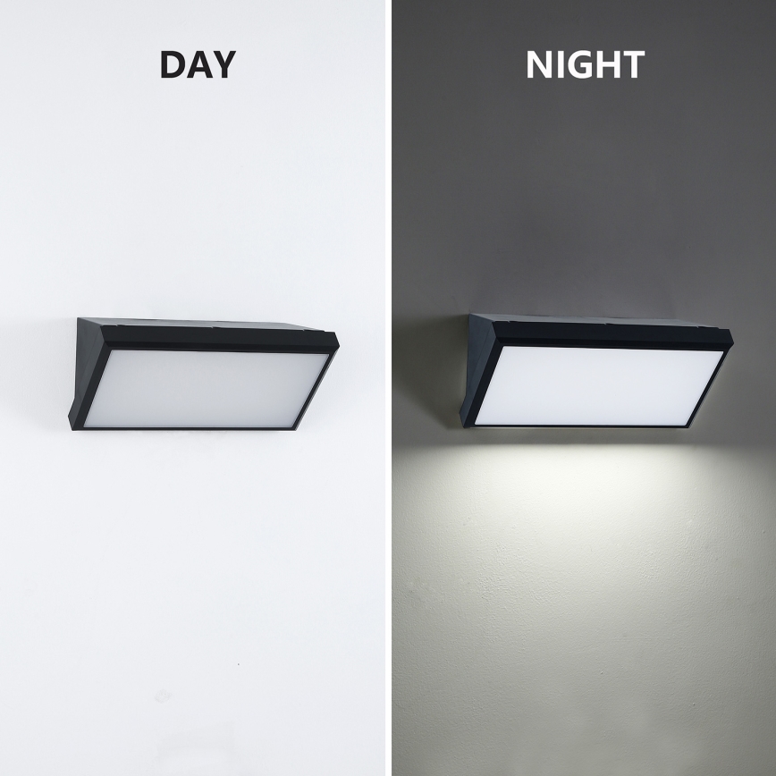 Brilagi - LED applique da esterno dimmerabile TRIANGLE 1xE27/6W/230V 2700-6500K IP65 nero