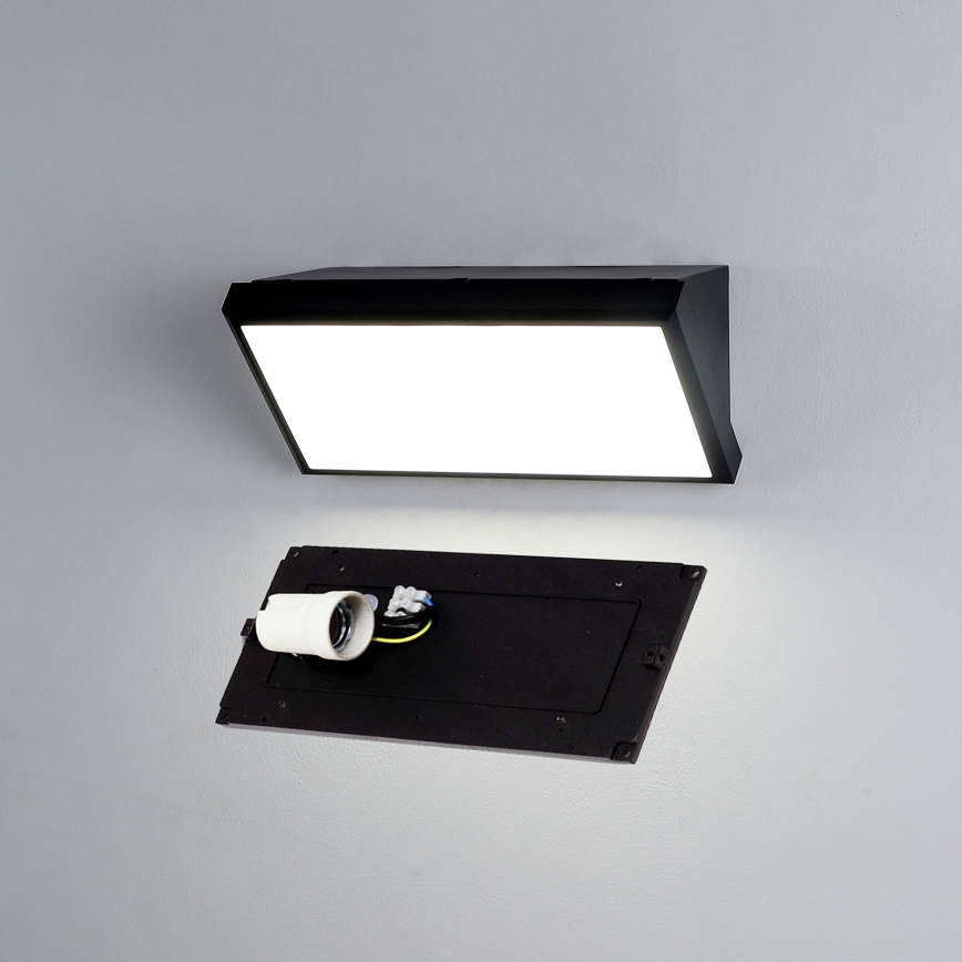 Brilagi - LED applique da esterno dimmerabile TRIANGLE 1xE27/6W/230V 2700-6500K IP65 nero
