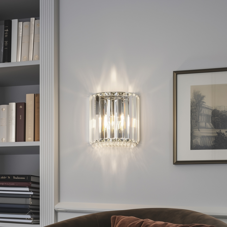 Brilagi - LED Applique di cristallo GLAMOUR 1xG9/42W/230V