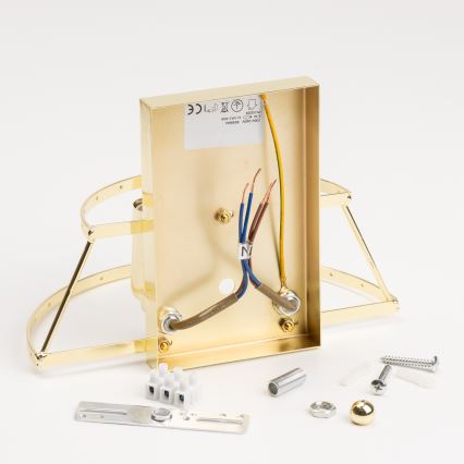 Brilagi - LED Applique di cristallo MOZART 2xE14/40W/230V oro
