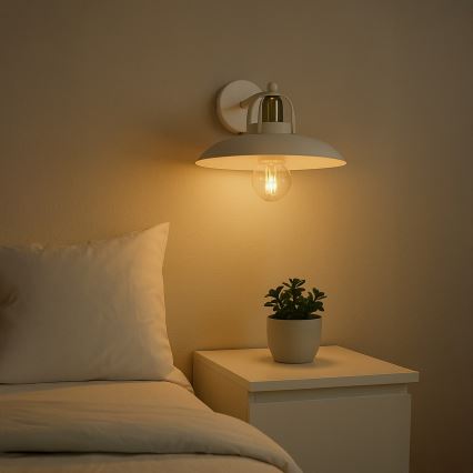 Brilagi - LED Applique FLAMENGO 1xE27/60W/230V bianco