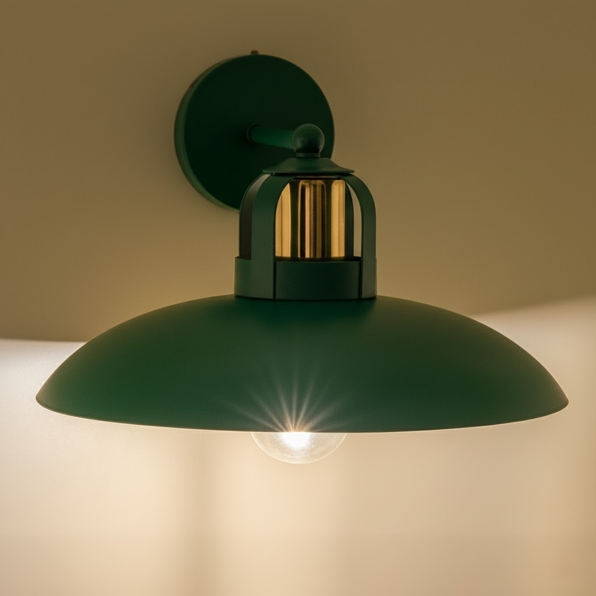 Brilagi - LED Applique FLAMENGO 1xE27/60W/230V verde