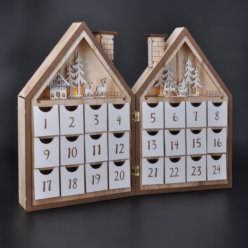 BRILAGI - LED calendario dell'Avvento LED/2xAAA