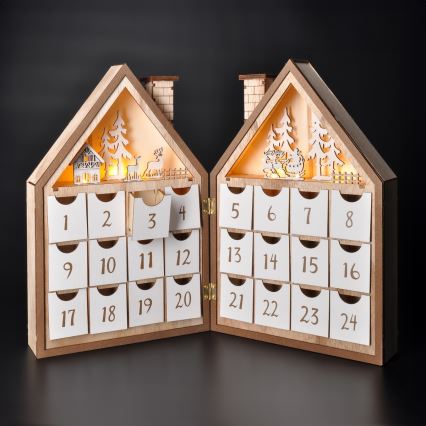 BRILAGI - LED calendario dell'Avvento LED/2xAAA
