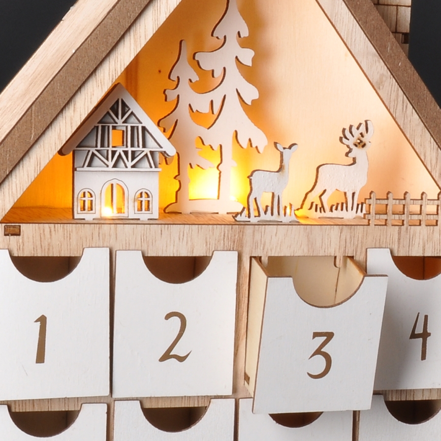 BRILAGI - LED calendario dell'Avvento LED/2xAAA