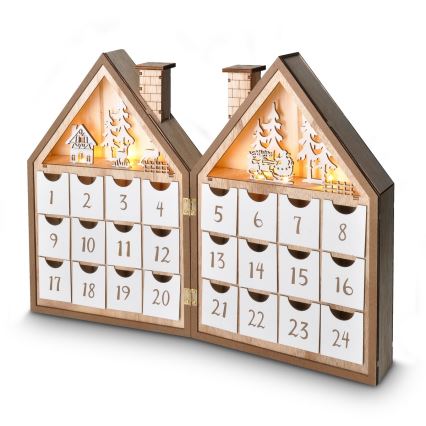 BRILAGI - LED calendario dell'Avvento LED/2xAAA