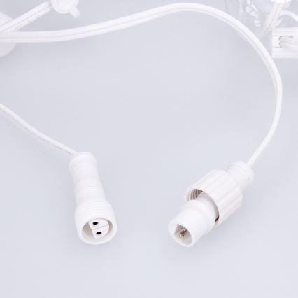 Brilagi - LED per esterni catena decorativa GIRLANDA 10xE12/0,6W/230V 8m bianco IP44 bianco caldo