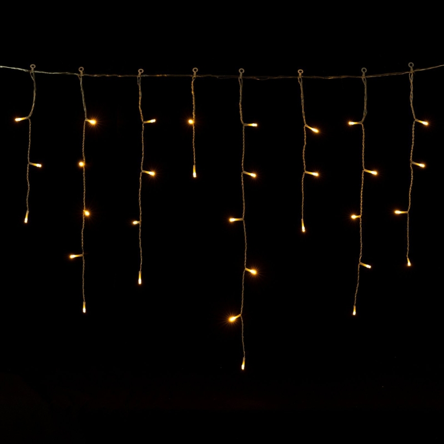 BRILAGI - Catena luminosa natalizia LED per esterni 1500xLED/12W/8 funzioni 78x0,6m IP44 bianco caldo