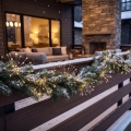 BRILAGI - LED Catena luminosa natalizia per esterni 300xLED 7m IP44 bianco caldo effetto fuochi d'artificio