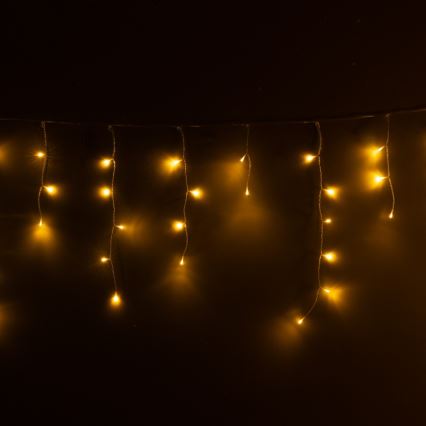 Brilagi - LED Catena luminosa natalizia per esterni 400xLED/8 funzioni 23m IP44 bianco caldo