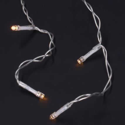 Brilagi - LED Catena luminosa natalizia per esterni 400xLED/8 funzioni 23m IP44 bianco caldo