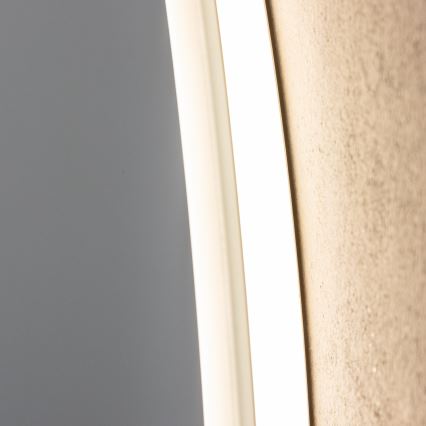 Brilagi - Specchio riscaldato per il bagno LED RGBW CLARA PRO LED/18,5W/230V Ø 60 cm IP44 CRI 90 dimmerabile + CCT