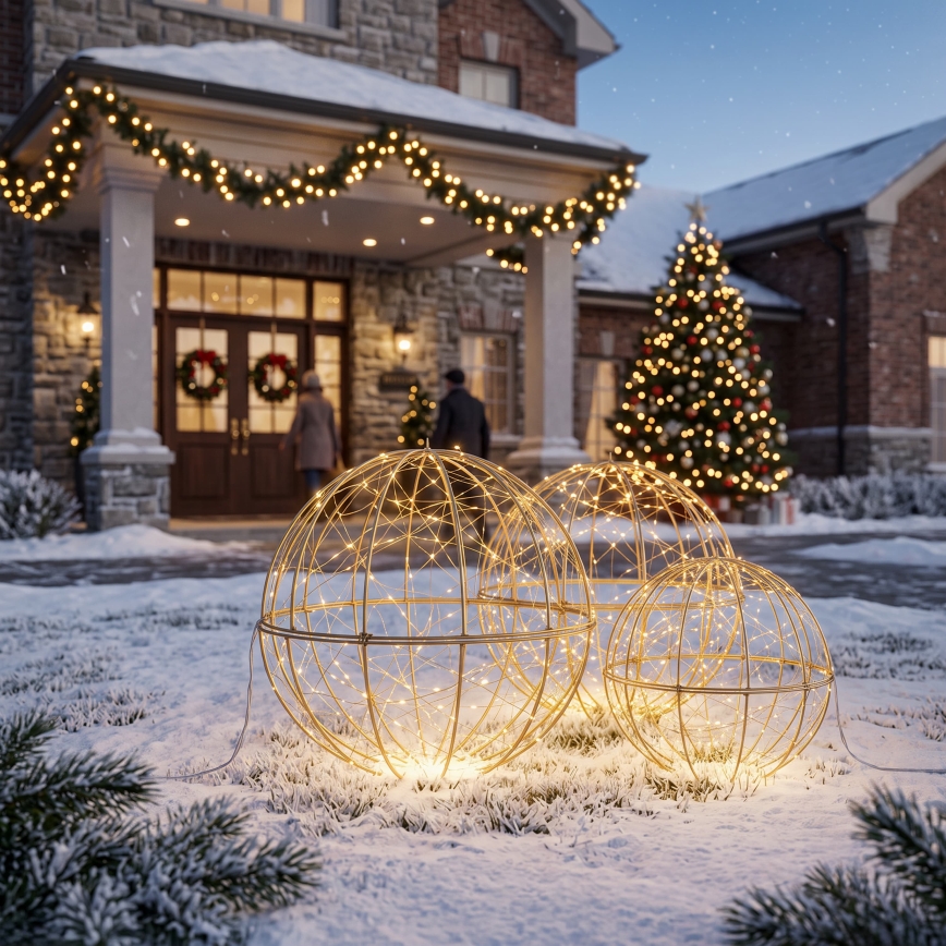 BRILAGI - LED decorazione natalizia da esterno LED/1,3W/230V IP44 sfera Ø 30 cm